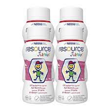 Nestle Resource Junior Strawberry Milkshake (4 x 200ml)