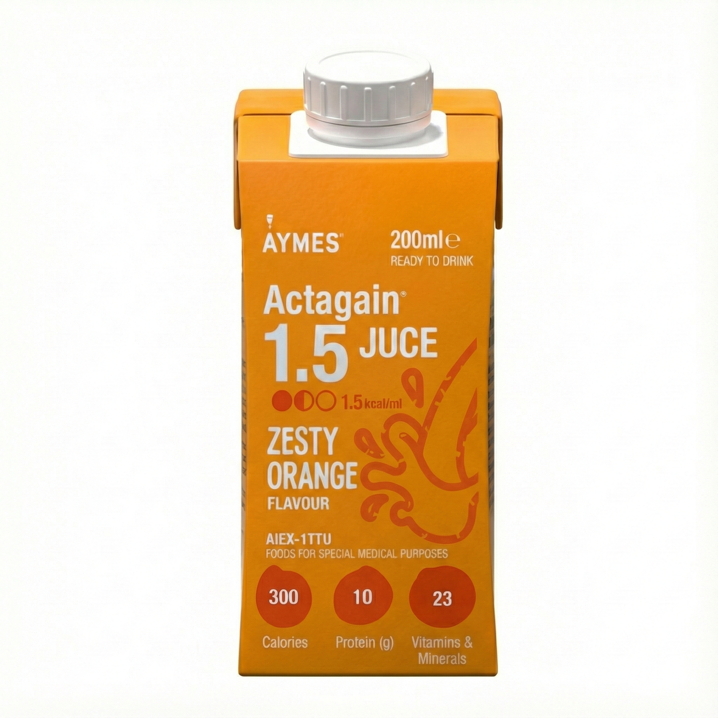 Actagain 1.5 Juce Zesty Orange 200ml