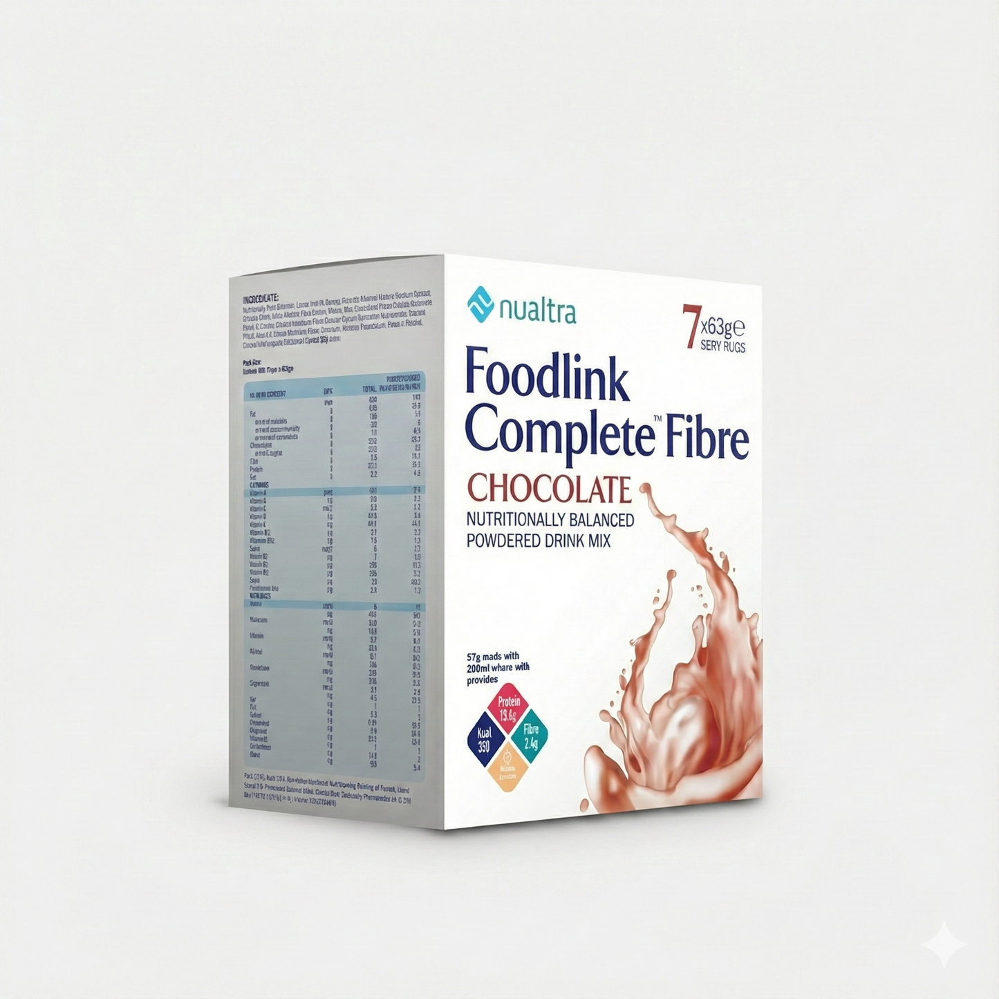 Foodlink Complete with Fibre Chocolate (7 x 63g)