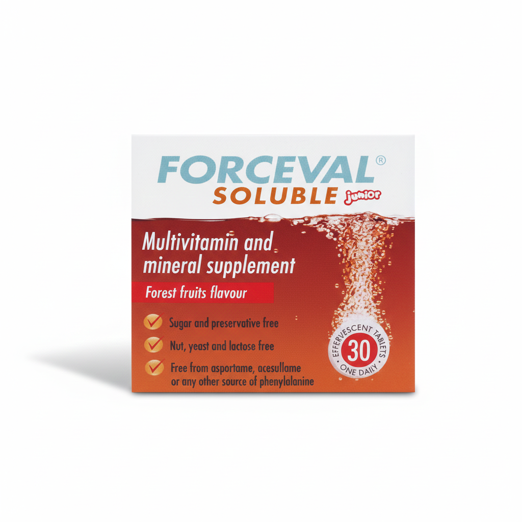 Forceval Junior Multivitamin Soluble tablets (30 tablets)