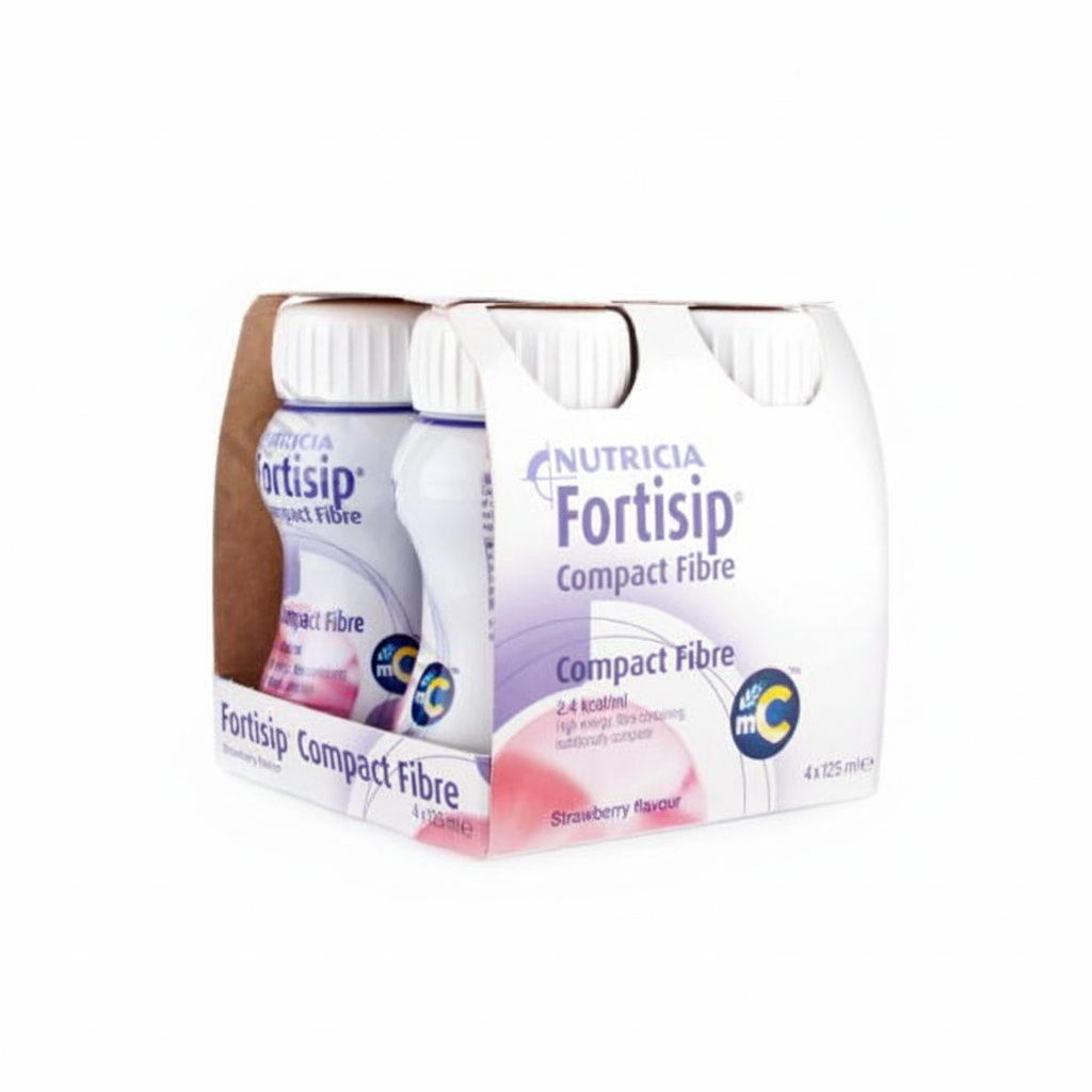 Fortisip Compact Fibre Strawberry ( 4 x 125ml)