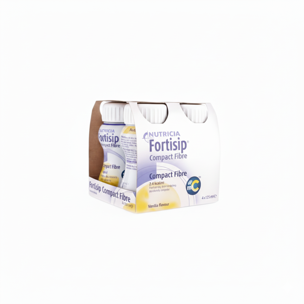 Fortisip Compact Fibre Vanilla ( 4 x 125ml)