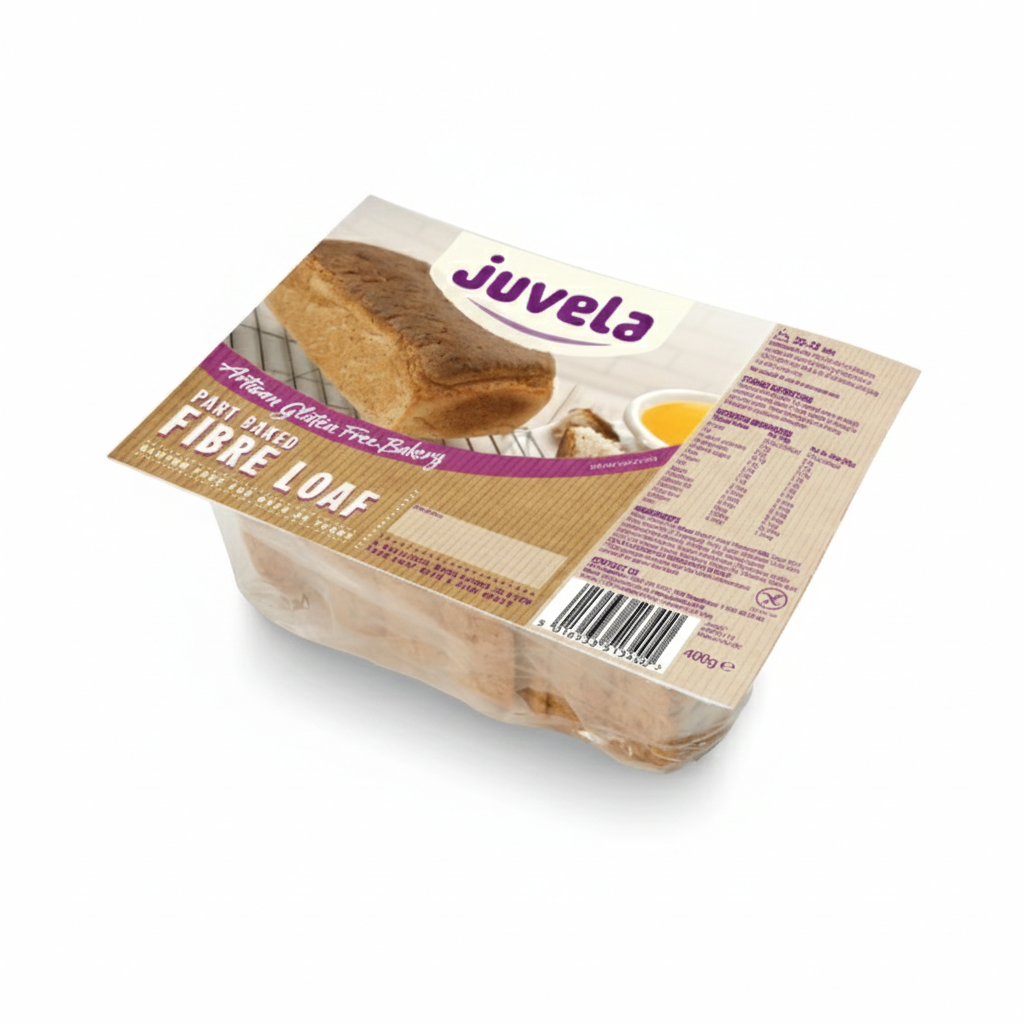 Juvelaf Gluten Free Part Baked Fibre Loaf (400g)