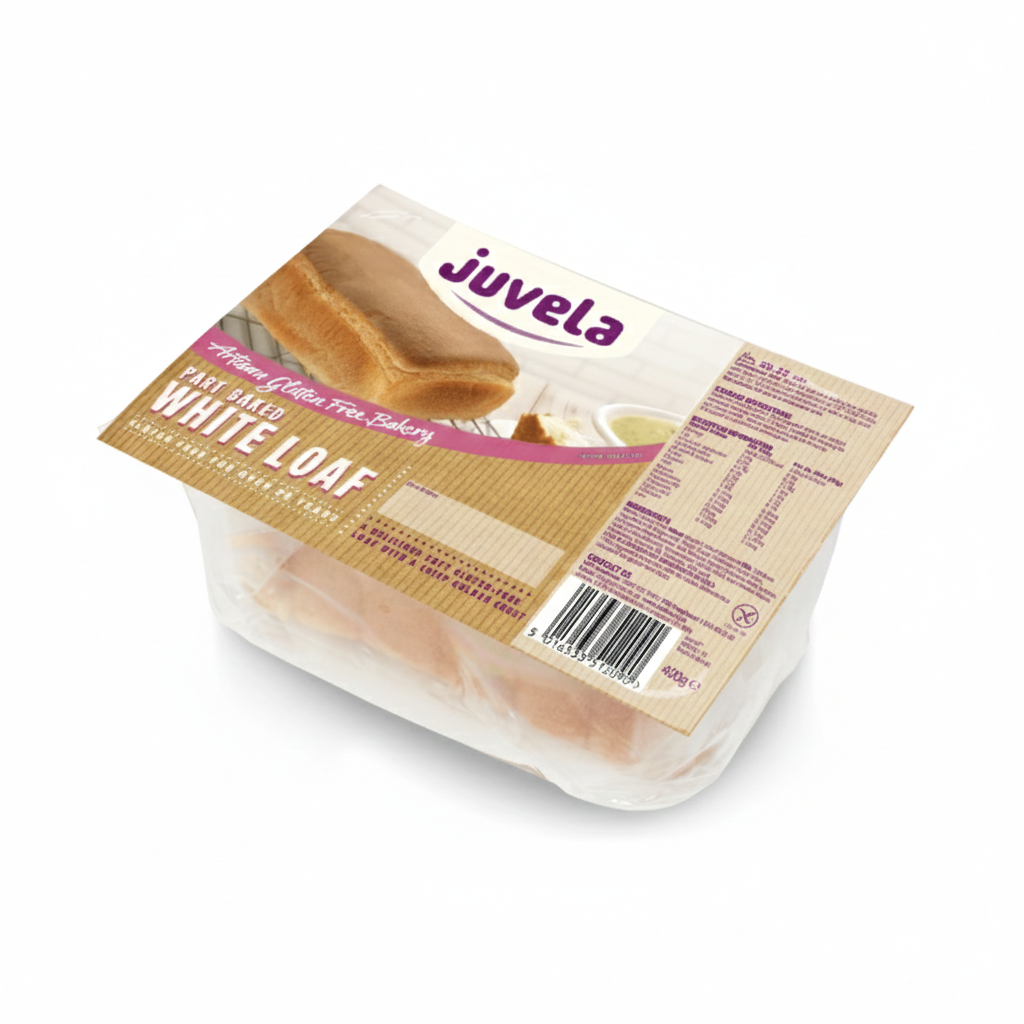 Juvelaf Gluten Free Part Baked White Loaf (400g)