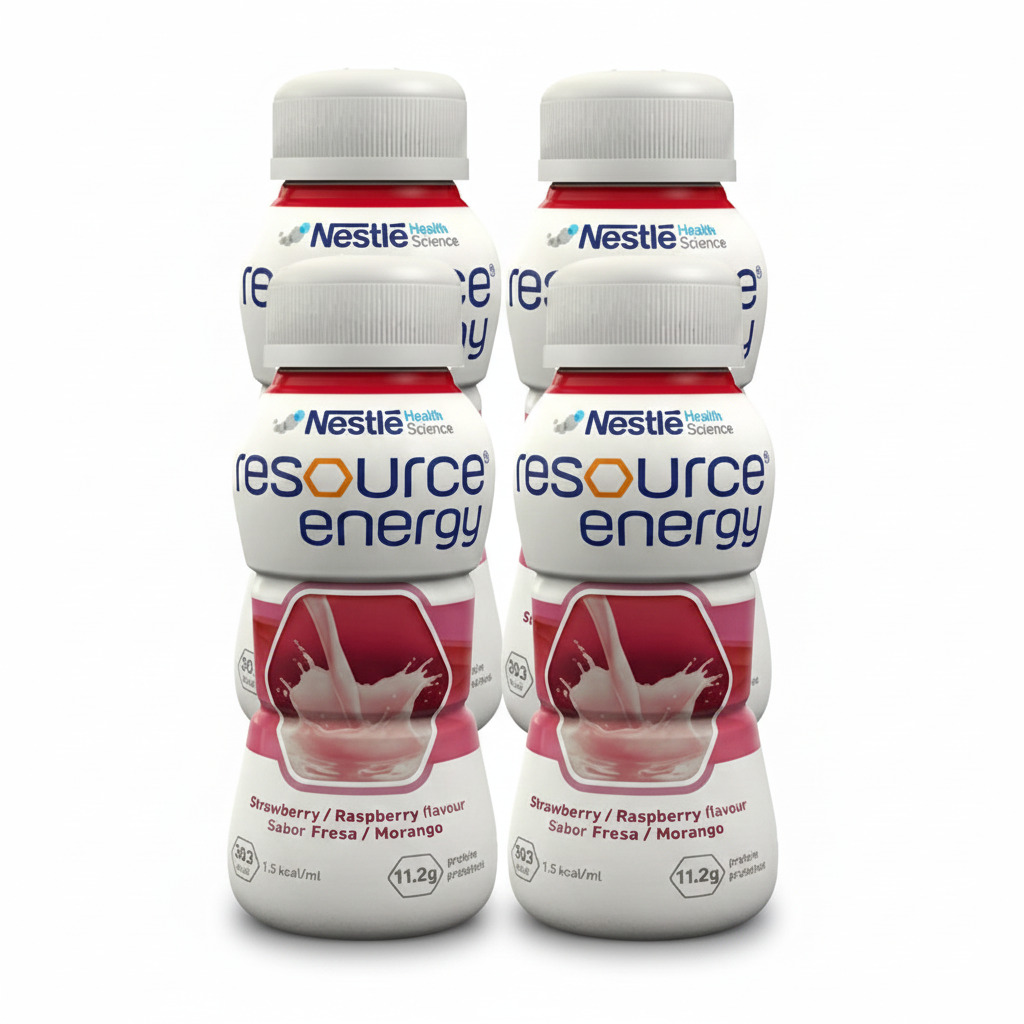 Nestle Resource Energy Strawberry/Raspberry ( 4 x 200ml)