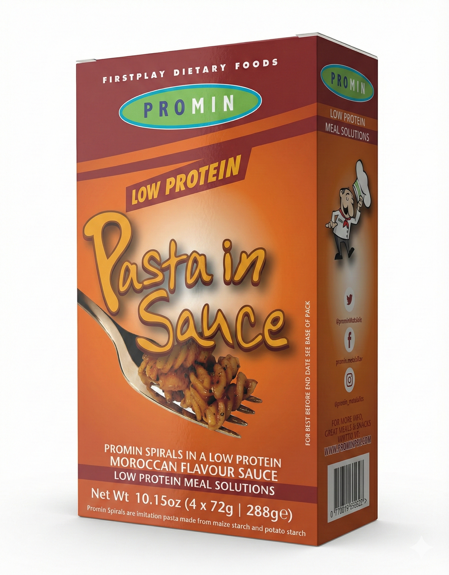 Promin Low Protein Pasta in Sauce – Moroccan