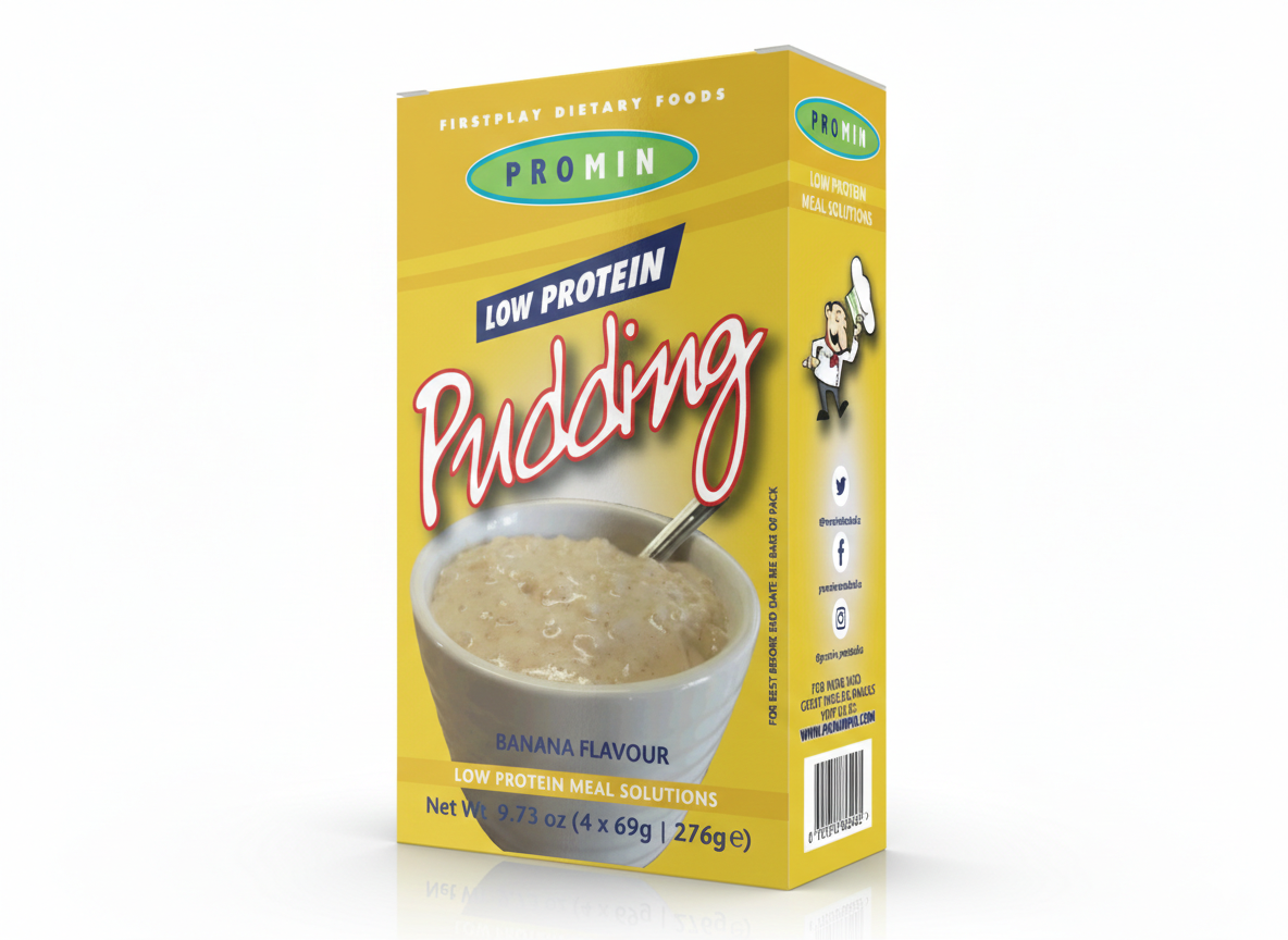 Promin Low Protein Rice Pudding – Banana (4 x 38g rice + 4 x 31g sauce)