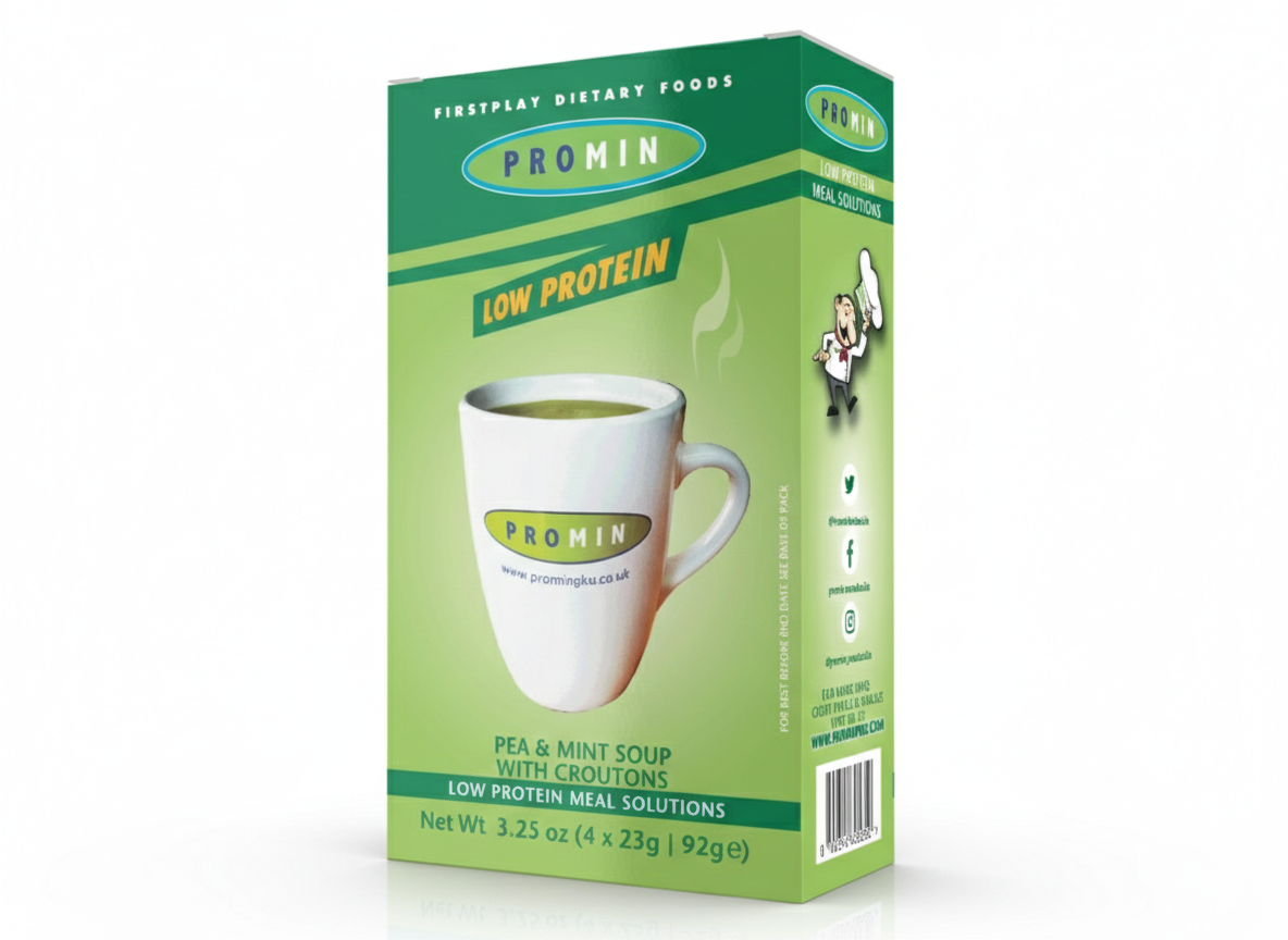 Promin Low Protein Soup – Pea & Mint with Croutons