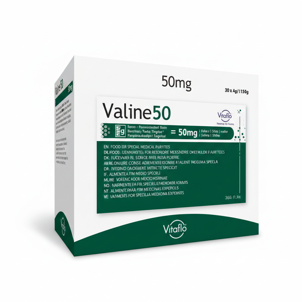 Valine Unflavored Powder 50mg / 1000mg (30x4g)