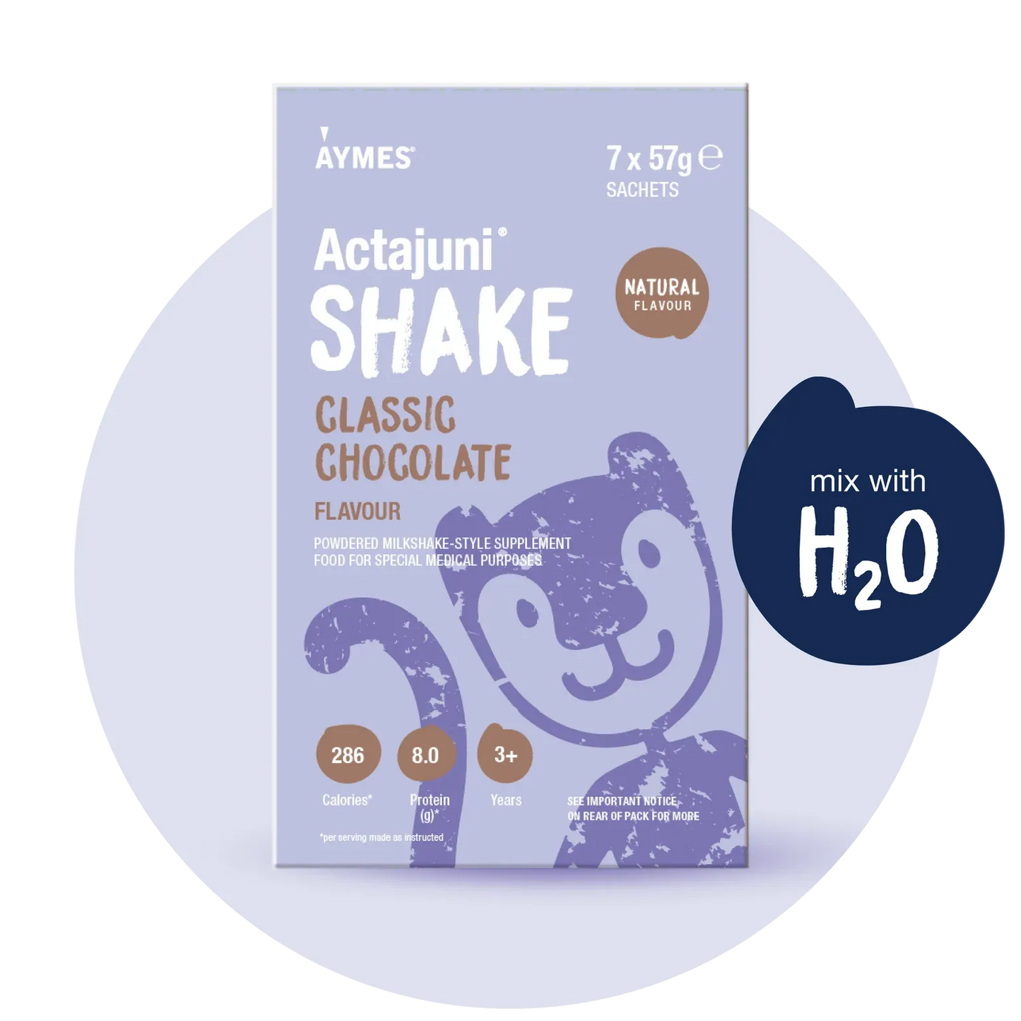 Actajuni Shake Chocolate (7 X 57g)
