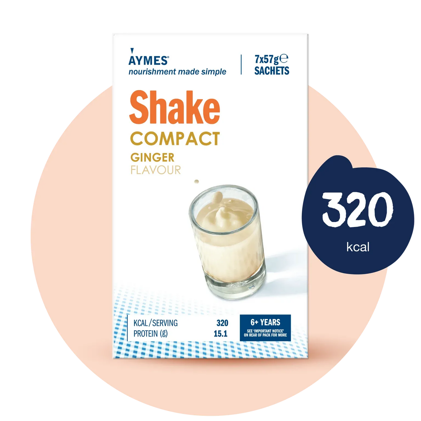 Aymes Shake Compact Ginger (7x57g)