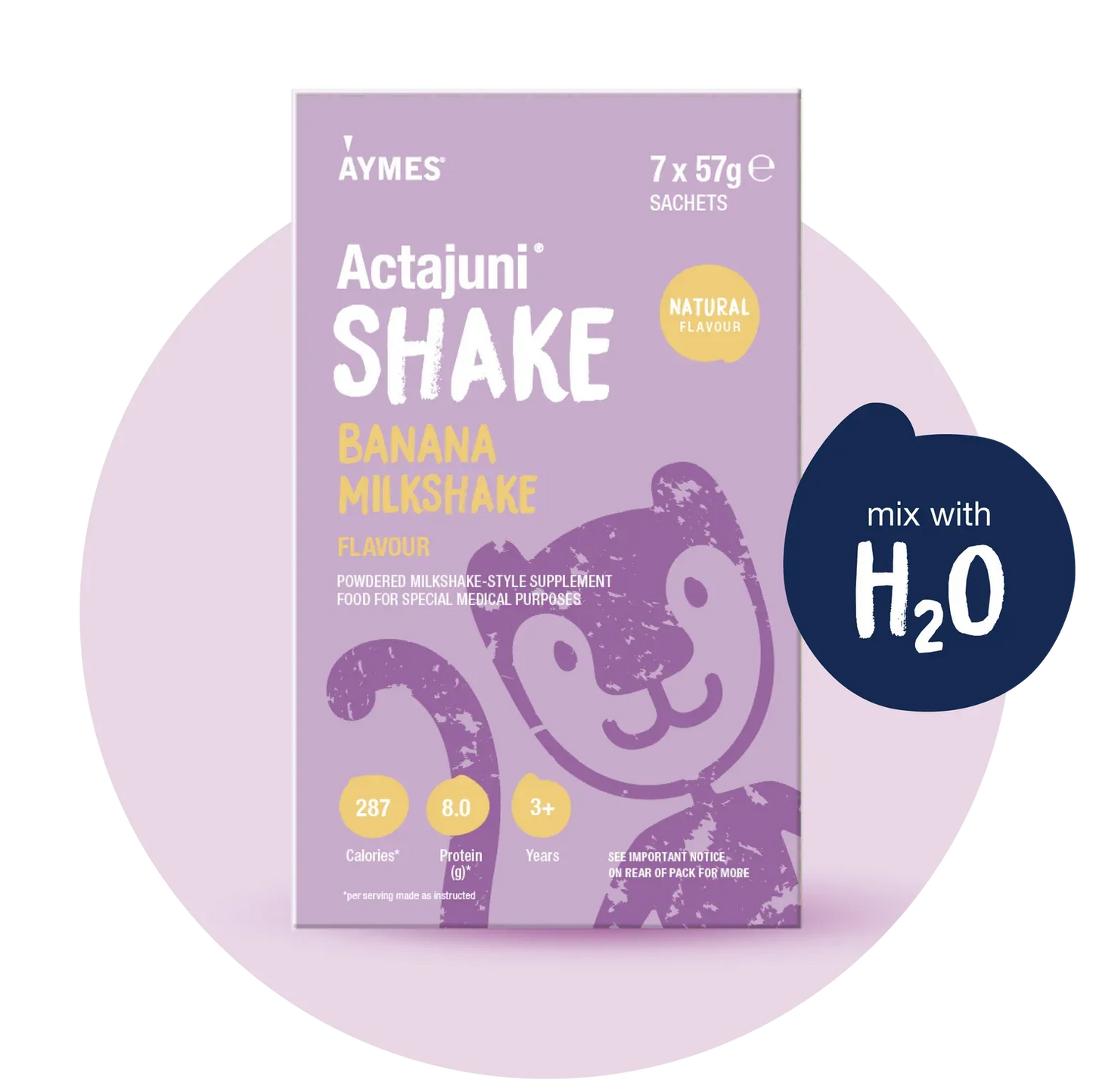 Actajuni Shake Banana (7 X 57g)