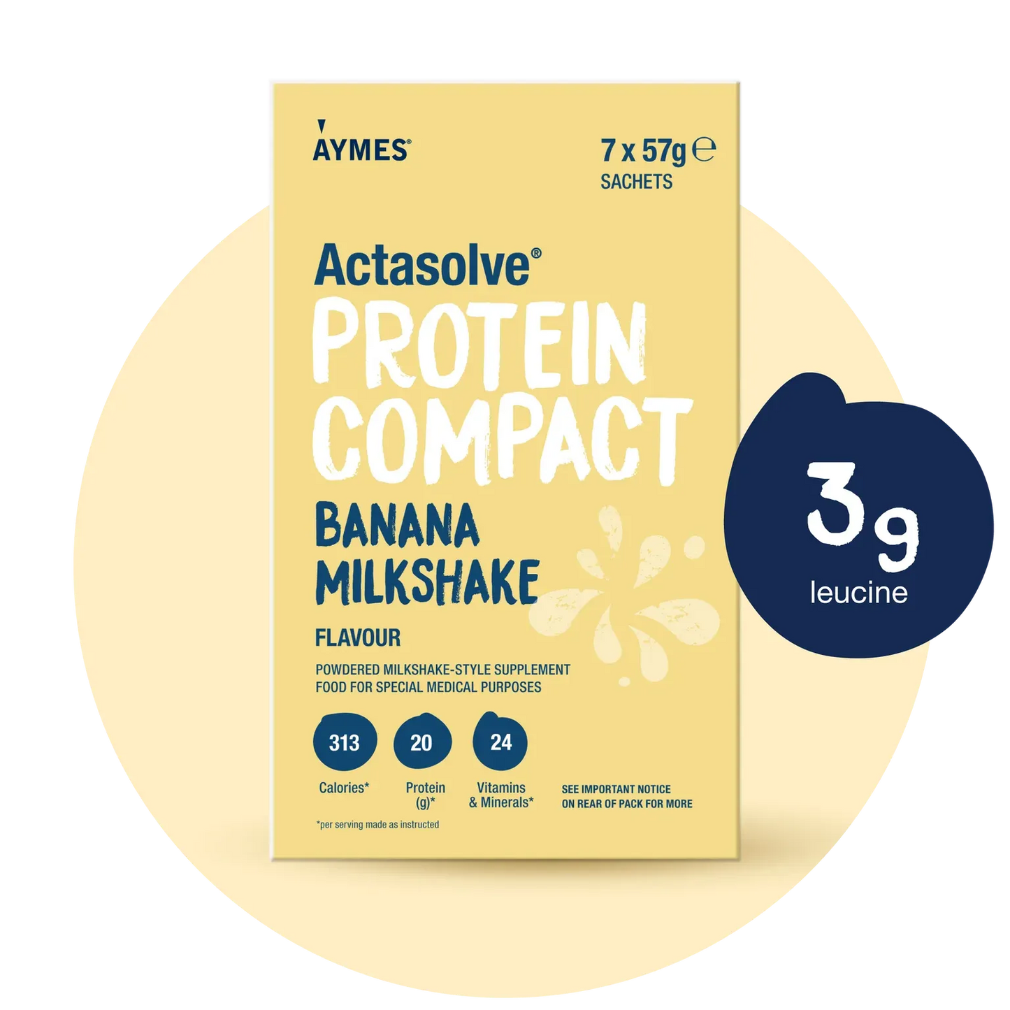 Actasolve Protein Compact Banana (7x57g)