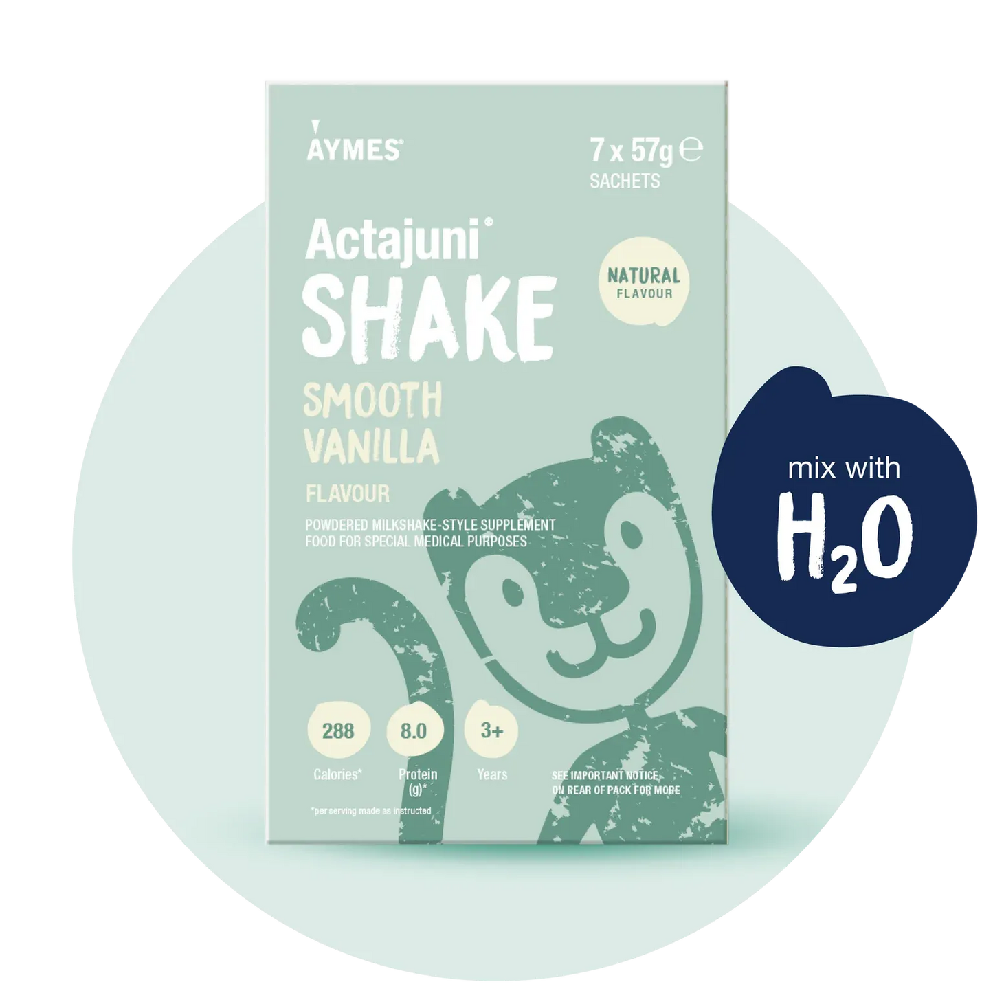 Actajuni Shake Vanilla (7 X 57g)