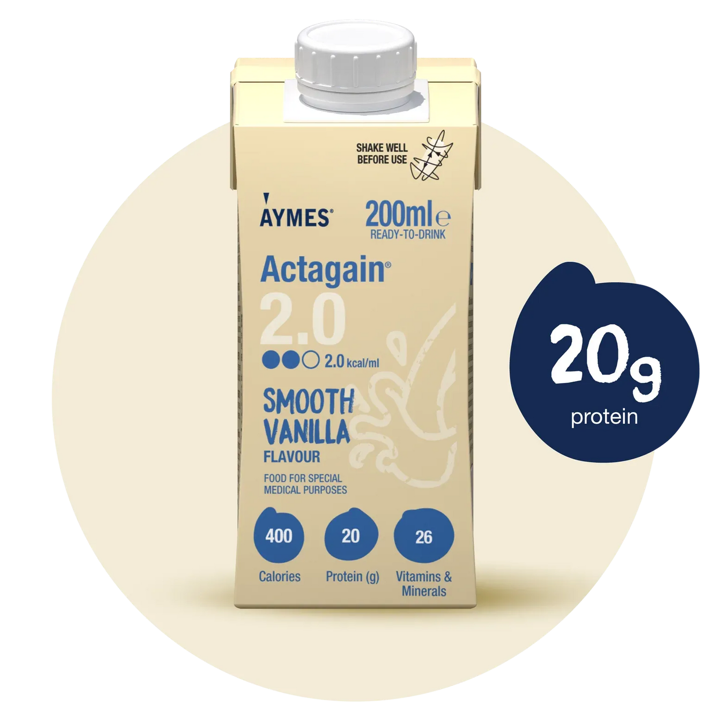 Actagain 2.0 Smooth Vanilla (200ml)