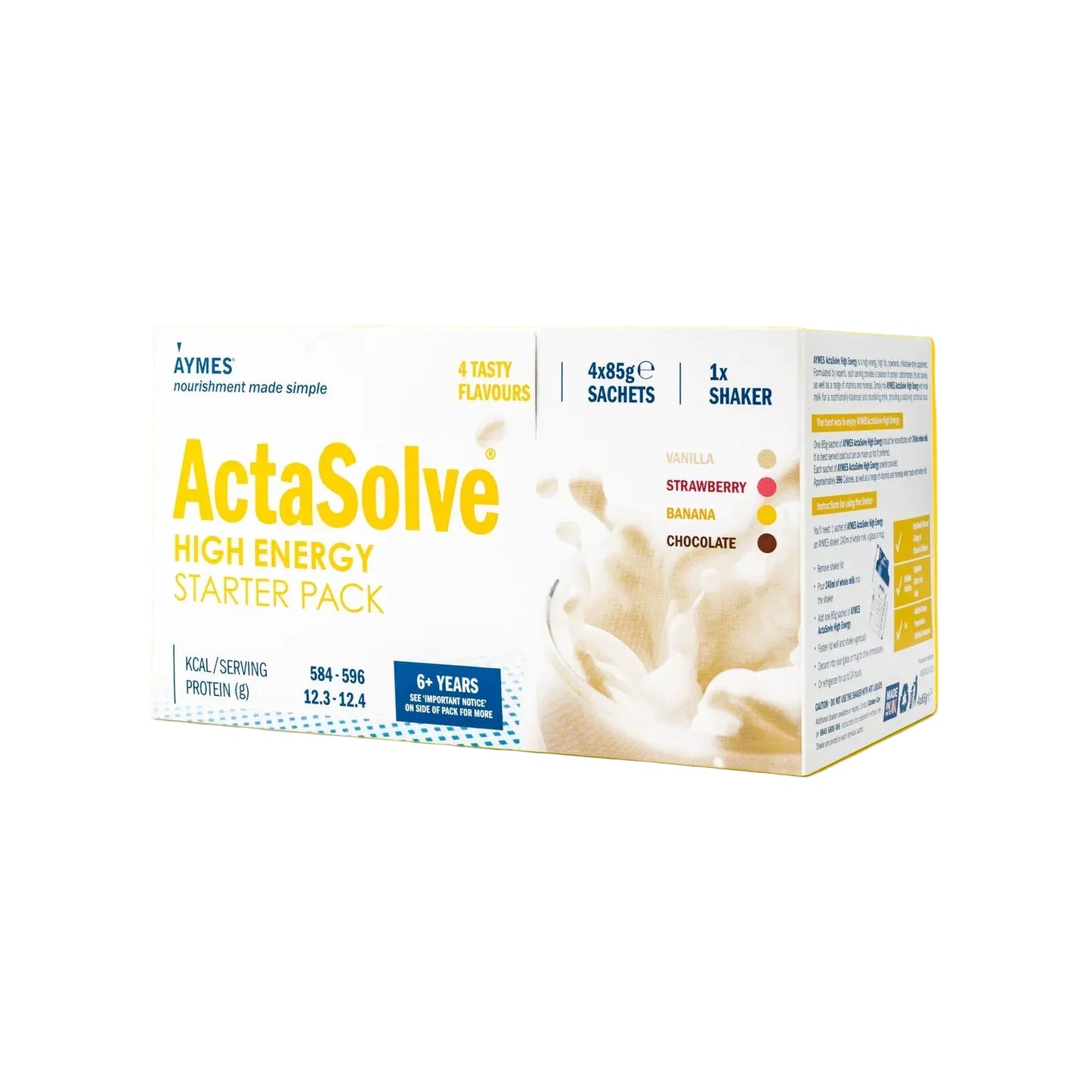 Aymes Actasolve High Energy Starter Pack (4x85g)