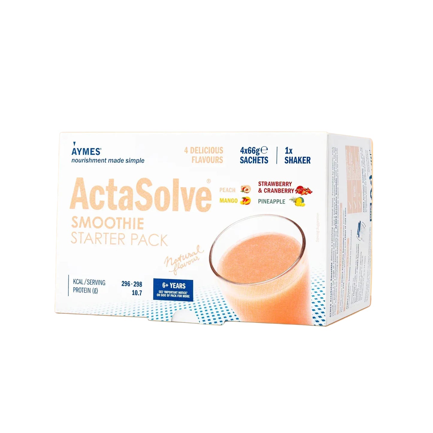 Aymes Actasolve Smoothie Starter Pack (4x66g)