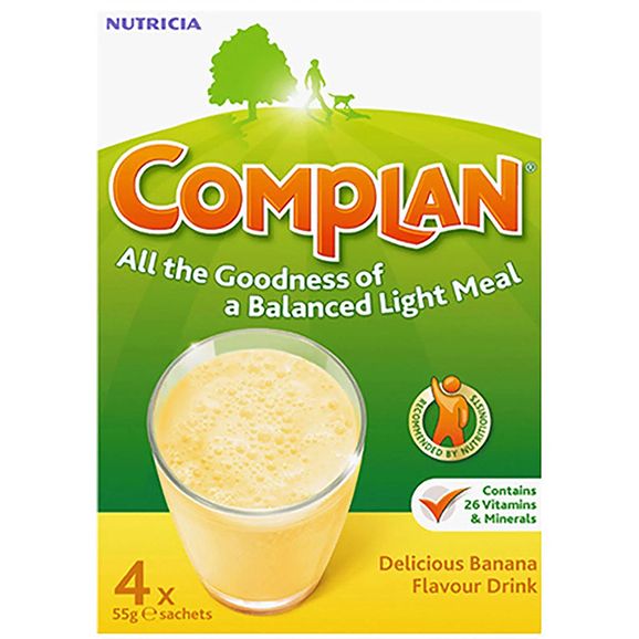 Complan Original Banana Sachet (4 x 55g)
