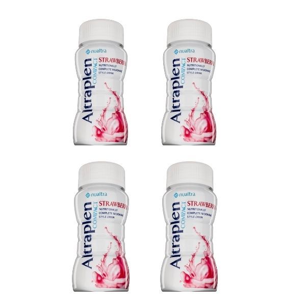 Altraplen Compact Strawberry Milkshake (4x125ml)