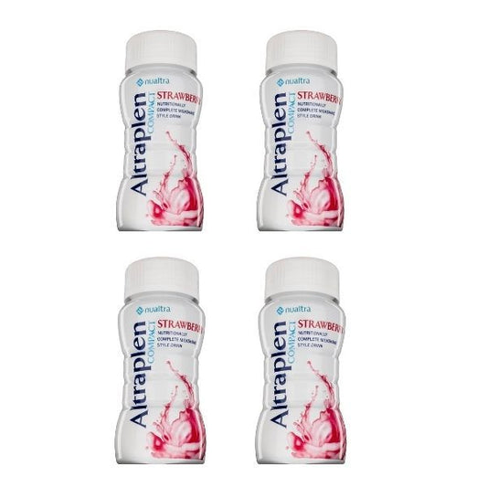 Altraplen Compact Strawberry Milkshake (4x125ml)