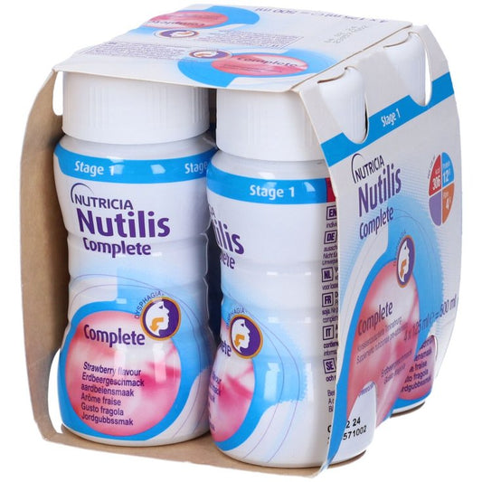Nutilis Complete Level 3 Strawberry (4 x 125ml) (Stage 1)