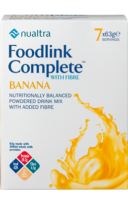 Nualtra Foodlink Complete Powder Banana With FIBRE (7 x 63g)