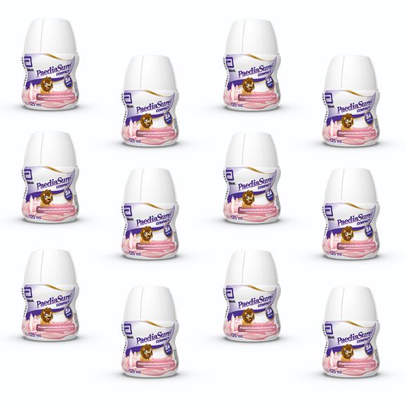 Paediasure Compact Strawberry Milkshake (4x125ml)