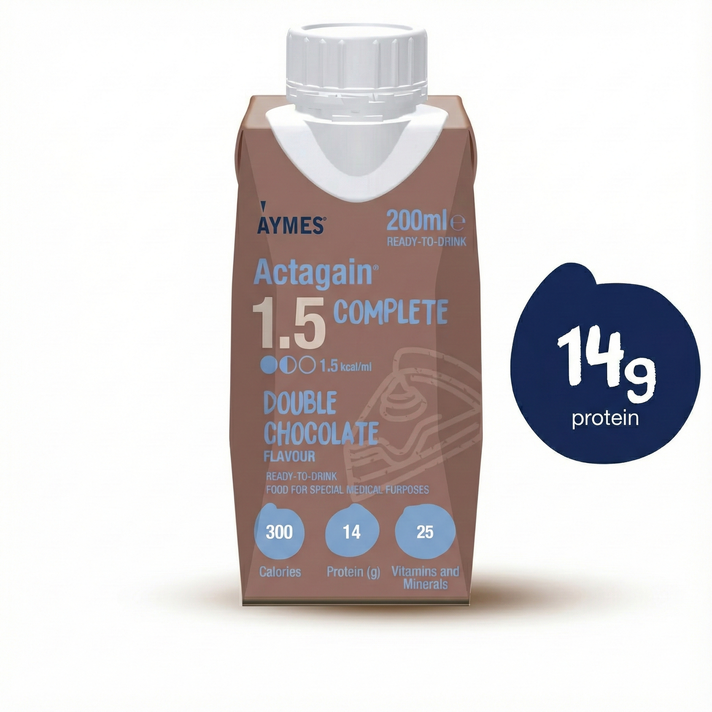 ACTAGAIN 1.5 COMPLETE DOUBLE CHOCOLATE