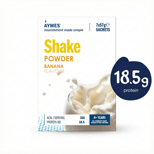 AYMES SHAKE POWDER SACHETS Banana (7x57g)