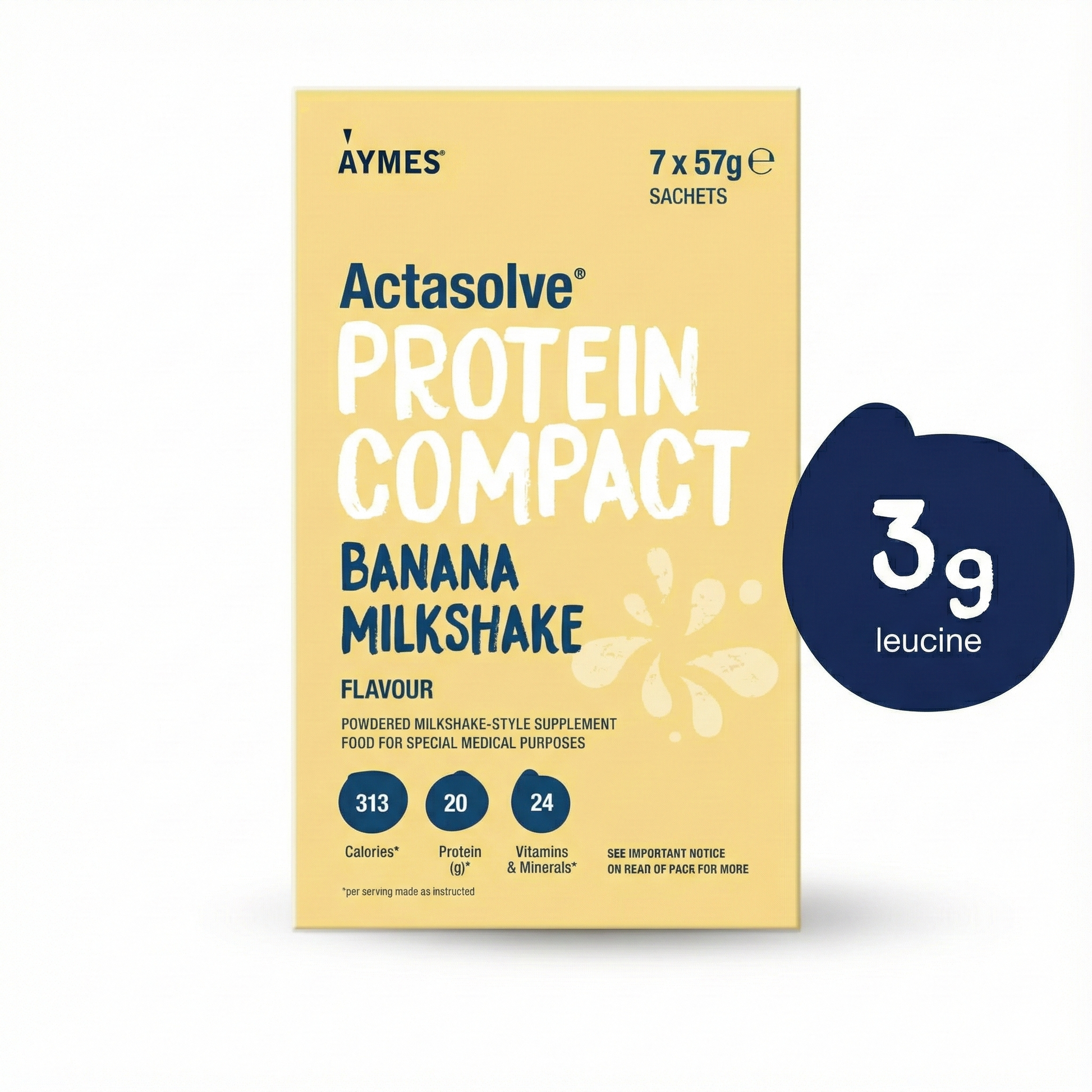 Actasolve Protein Compact Banana (7x57g)