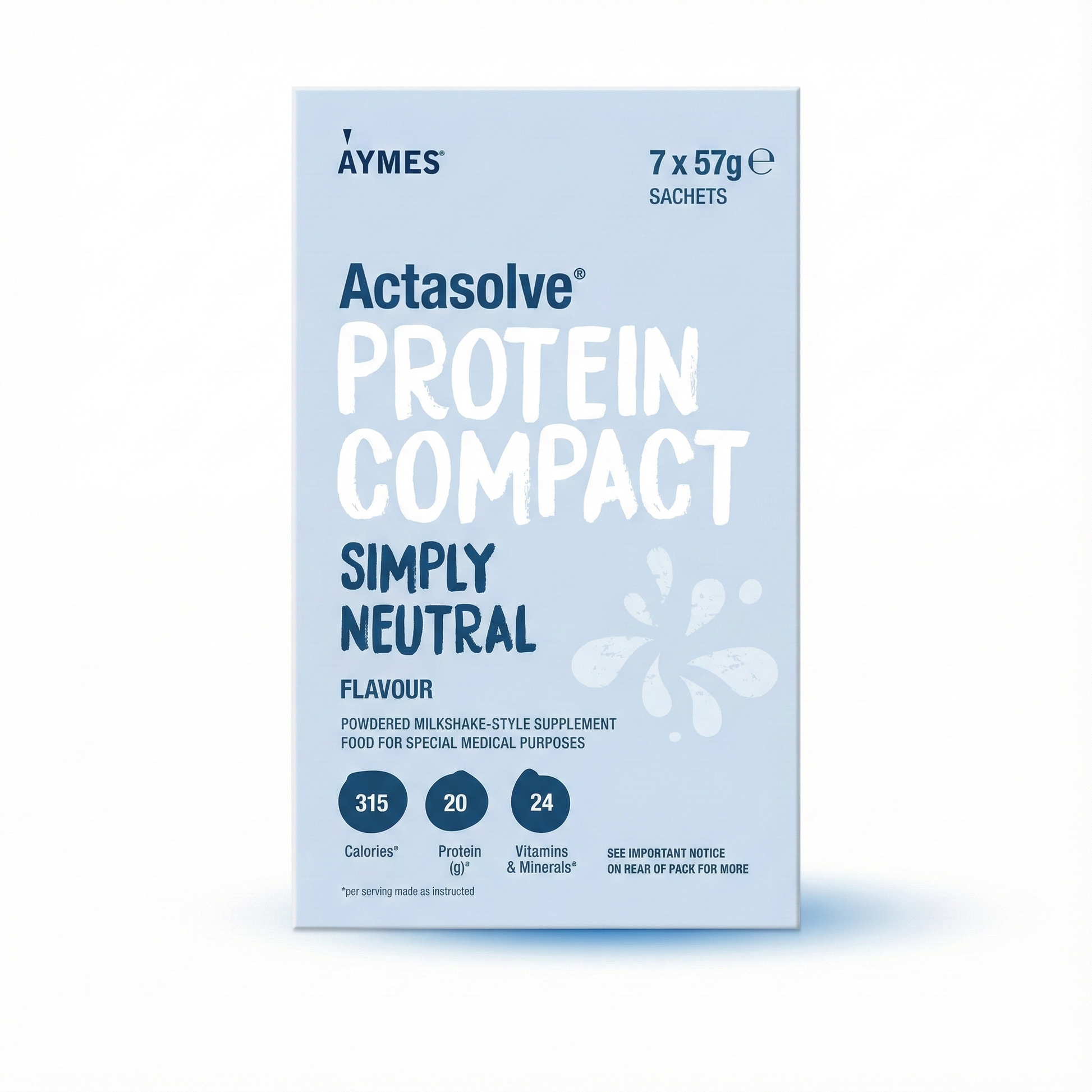 Actasolve Protein Compact Neutral (7x57g)