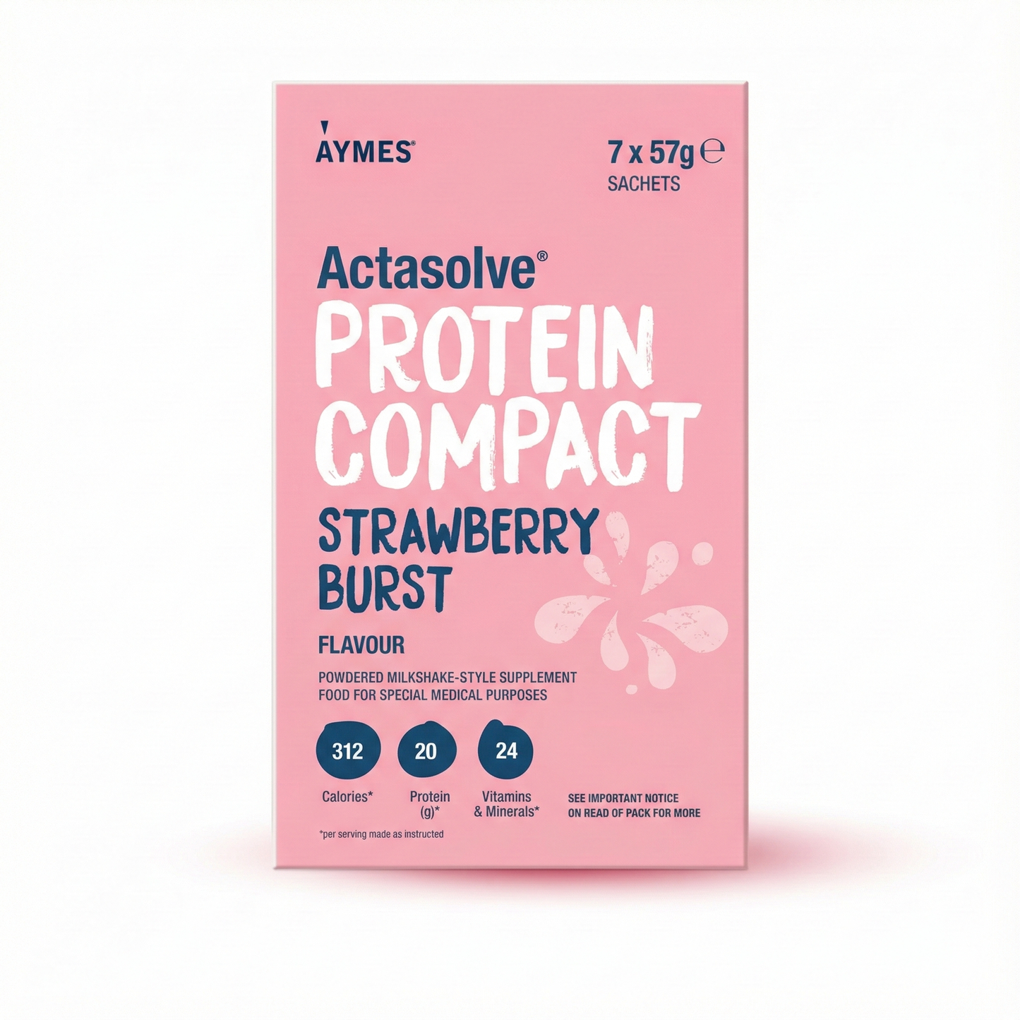 Actasolve Protein Compact Strawberry Burst (7x57g)