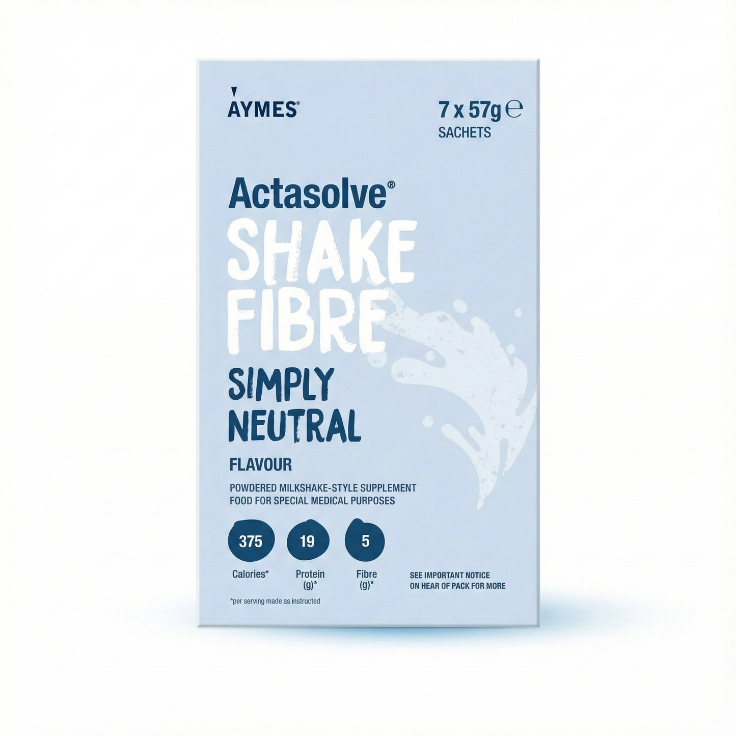 Actasolve Shake Fibre Simply Neutral (7x57g)