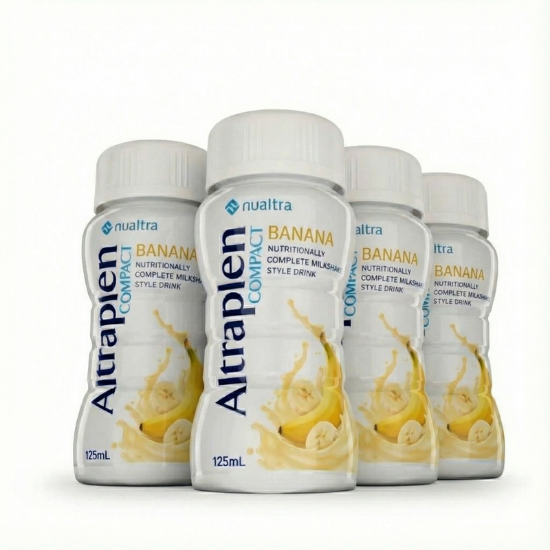 Altraplen Compact Banana Milkshake (4 x 125ml)
