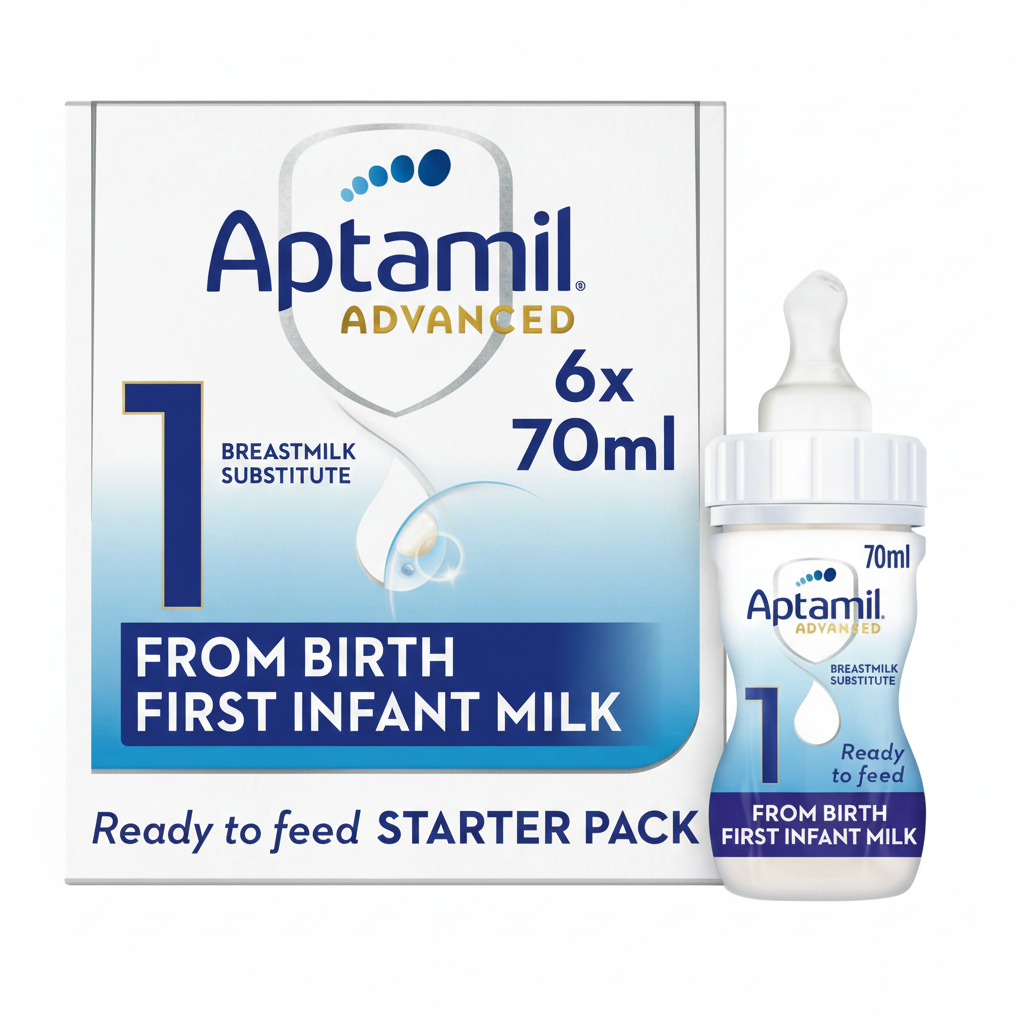 Aptamil Advanced First Infant milk (6x70ml)