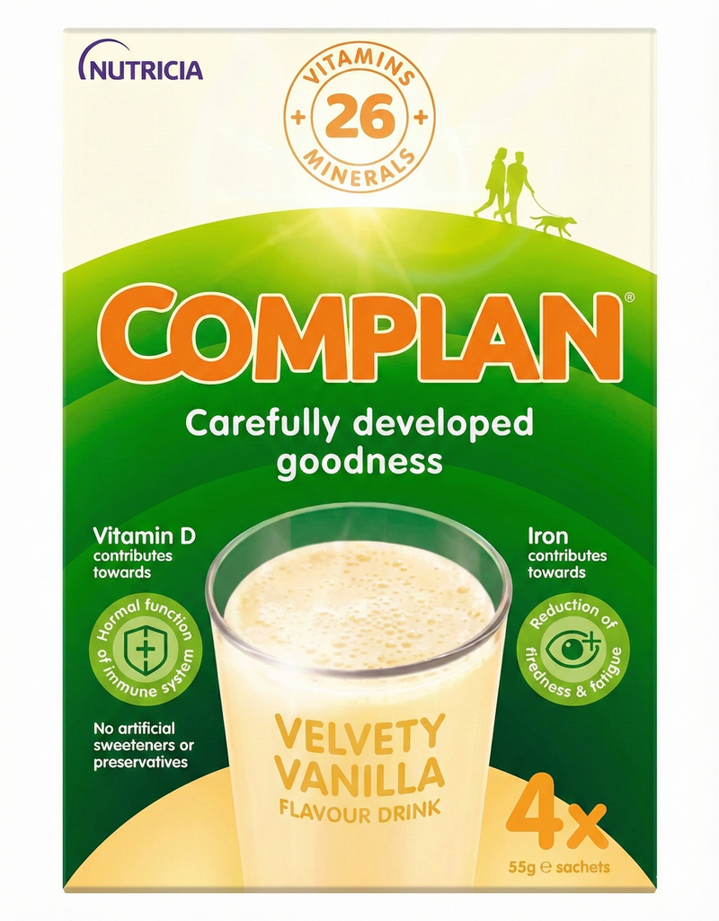 Complan Original Banana Sachet (4 x 55g)