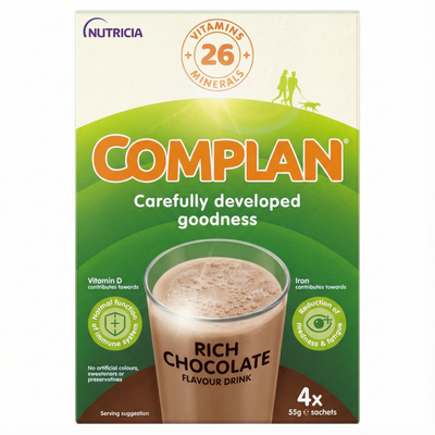 Complan Original Chocolate Sachet (4 x 55g)