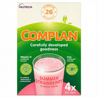 Complan Original Strawberry Sachet (4 x 55g)