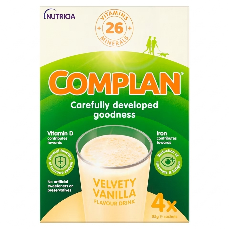 Complan Original Vanilla Sachet (4 x 55g)