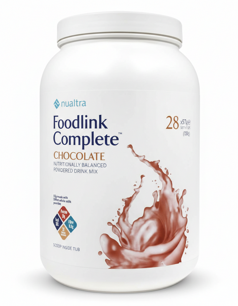 Foodlink Complete Powder Chocolate (1596g Tub)