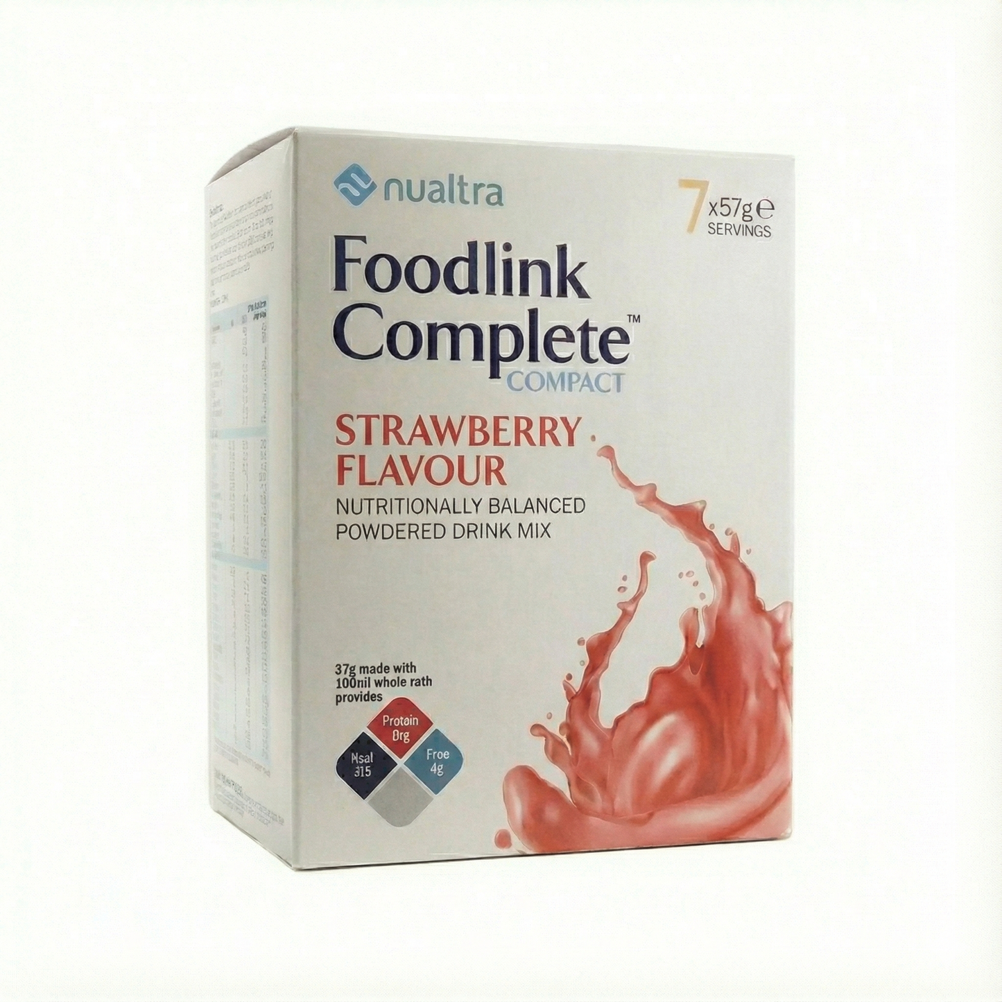 Foodlink Complete Compact Strawberry Powder (7 x 57g)