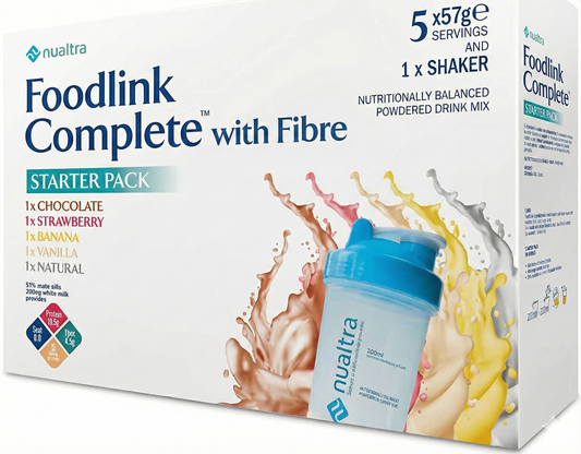 Foodlink Complete with Fibre Mixed Flavours  (5 x 63g)