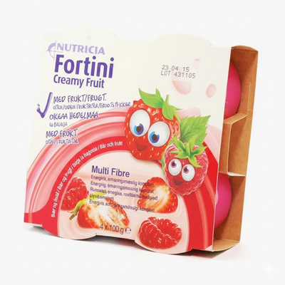 Fortini Creamy Berry Fruit (Multi Fibre) (4 x 100g)