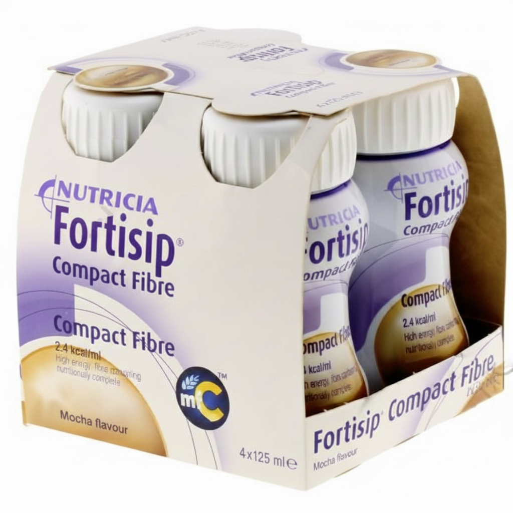 Fortisip Compact Fibre Mocha (4 x 125ml)
