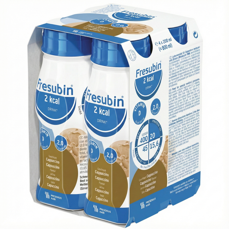 Fresubin 2KCal Drink Cappuccino (4 x 200ml)