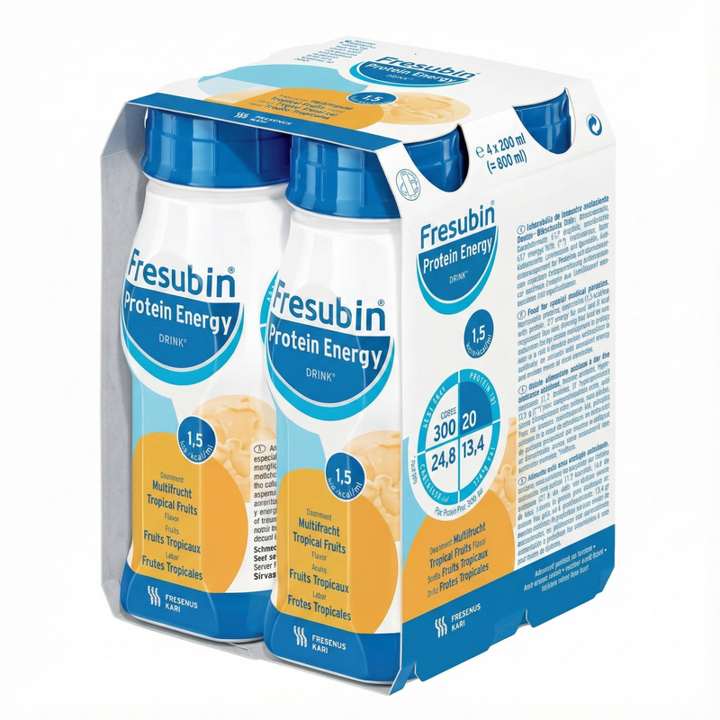 Fresubin Protein Energy Tropical/Fruit Drink (4x200ml)