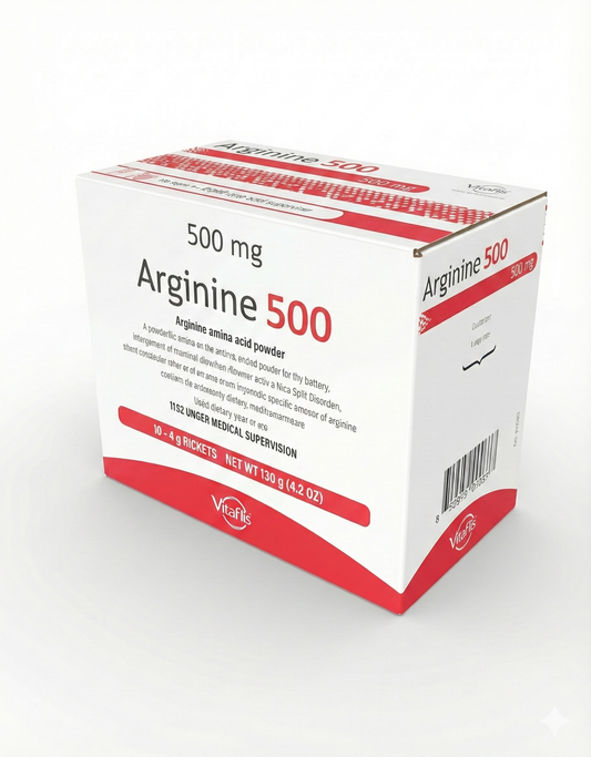 Arginine Unflavored Powder 500mg / 2000mg (30x4g)