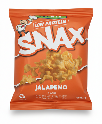 Promin Low Protein Snax – Jalepeno (12 Packs of 25g)