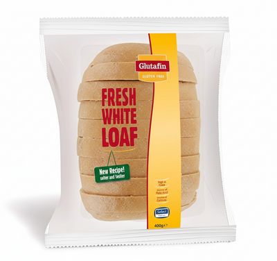 Glutafin Glutafen Free Select Fresh White Bread Sliced (8x400g) (one Week Delivery)