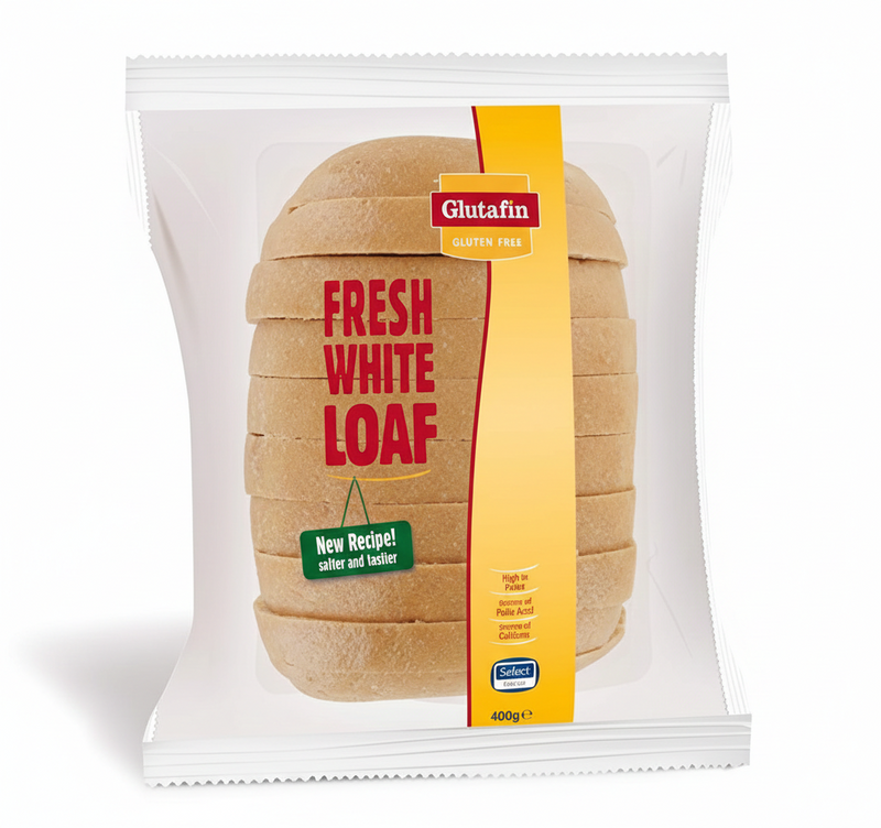 Glutafin Glutafen Free Select Fresh White Bread Sliced (8x400g) (one Week Delivery)
